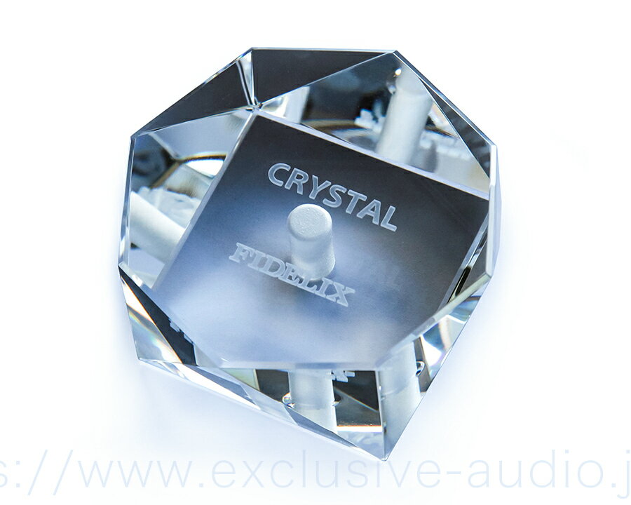 Fidelix フィデリックス CRYSTAL アナログディスクスタビライザー クリスタル製 レコードスタビライザー 音質向上