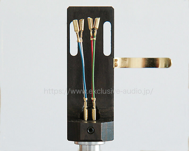 山本音響工芸 HS-1A 黒檀製ヘッドシェル 木製ヘッドシェル 軽量ヘッドシェル 角度調整付きヘッドシェル 美しい響き 6N銅リード線　交換ヘッドシェル　人気ヘッドシェル　高評価ヘッドシェル　レコードプレーヤー　MMカートリッジ　MCカートリッジ ex-audio-10000086 Ex AUDIO サンプル画像2