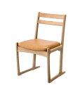 東谷 チェア ナチュラル 完成品 JPC-125OAK 東谷 AZUMAYA チェア ダイニングチェア 椅子 アームレスチェア ソリ脚 天然木 国産 日本製 曲線美 木製 ナチュラル シンプル おしゃれ JPC-125OAK(3)