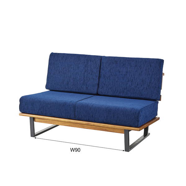 東谷 メネス 2人掛 ネイビー 完成品 NS-623 ソファ NS-623
