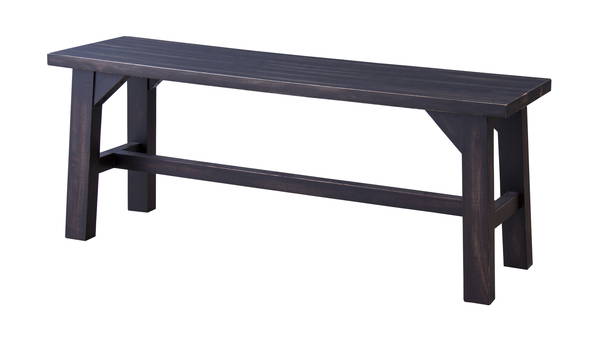 東谷 ダイニングベンチ ブラック 完成品 NW-883B ダイニングチェア NW-883B