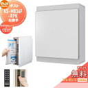 【無料プレゼント対象商品】 郵便ポスト 郵便受け 壁付け NASTA ナスタ KS-MB36F-RPK-LM ライトグレー×メタリックシルバー 横入前出 右勝手...