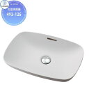 【無料★特典対象】 カクダイ KAKUDAI 丸型洗面器 無彩色 Luju 493-125 半埋め 住宅設備 建材 水回り 水周り リフォーム 蛇口 水栓 リフ...