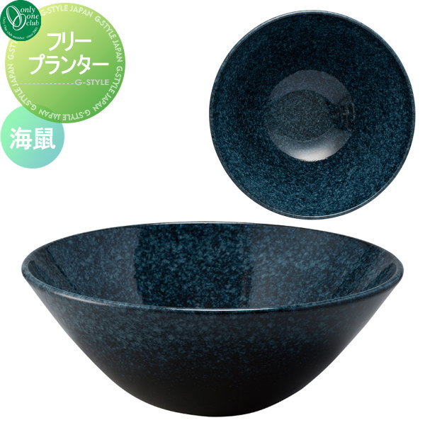 【無料★特典対象】 プランター オンリーワンクラブ 水鉢 フリープランター 海鼠 ビオトープ 信楽焼 植..