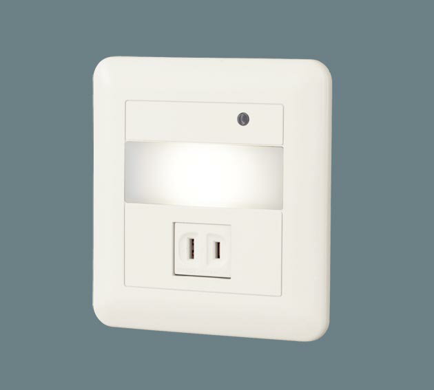 パナソニック Panasonic フットライト LBJ70078 電球色 明るさセンサ付 コンセント付〔1500Wまで〕 2コ..