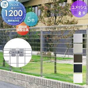 【部品】 メッシュフェンス 三協アルミ 三協立山 ユメッシュR型フェンス用 連結部調整金具 H1200 YOCB 太陽光 発電 ソーラーパネルの囲いフェンスに最適DIYで犬小屋も ガーデン DIY 塀 壁 囲い スチール 境界 屋外