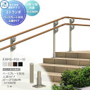【部品】 歩行者用補助手すり 三協アルミ エトランポS2型 フリー支柱タイプ フロント笠木納まり エラストマー(木調) ベースプレート支柱上面タイプ 0°〜2°...