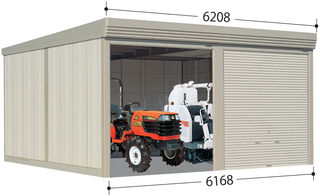 【無料★特典対象】 物置 収納 タクボ 物置 TAKUBO 田窪工業所 カールフォーマ CL 2連棟 多雪型 結露減少屋根 間口6168奥行き6000高さ3250 CL-SZ6260 シャッタータイプ 2連棟 収納庫 屋外 倉庫 駐輪 大型