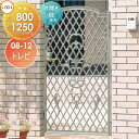 【無料★特典対象】 鋳物門扉 LIXIL リクシル TOEX キャスグレード トレビ 片開き 柱使用 08-12 扉1枚寸法800×1,250 本体・取っ手(取...