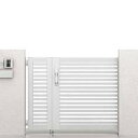 【無料★特典対象】 形材門扉 LIXIL リクシル TOEX アーキスライドC型 開戸付き門扉 マテリアルカラー ○04-12+13-12 扉本体寸法1,300...