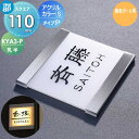 表札 アクリル YKK YKKap スクエアタイプ アクリルカラー表札S タイプP(乳半) W110×H110mm 正方形 表札シミュレーション対応 機能ポール...