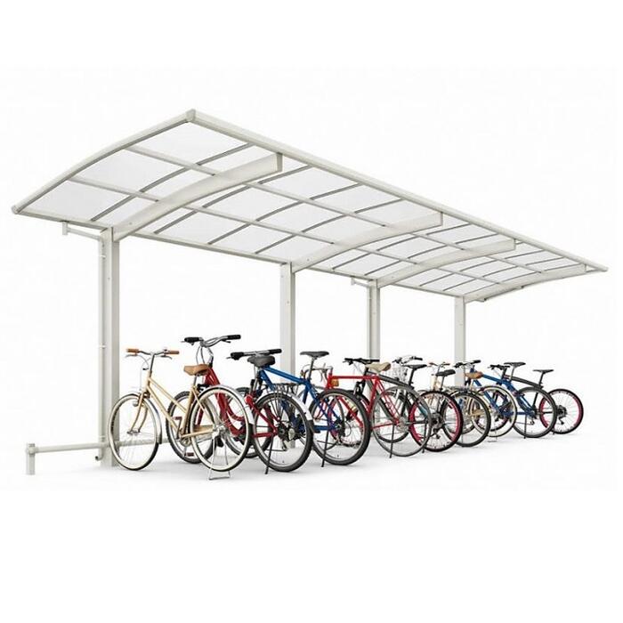 YKKAP YKK 駐輪場 サイクルポート アリュース ミニ 600タイプ 縦連棟(10～19台用)【消費税込み】(4)