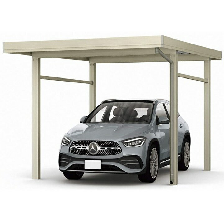 YKKAP カーポート ジーポートPro 1台用 積雪50cm対応 4本柱 折板【税込】