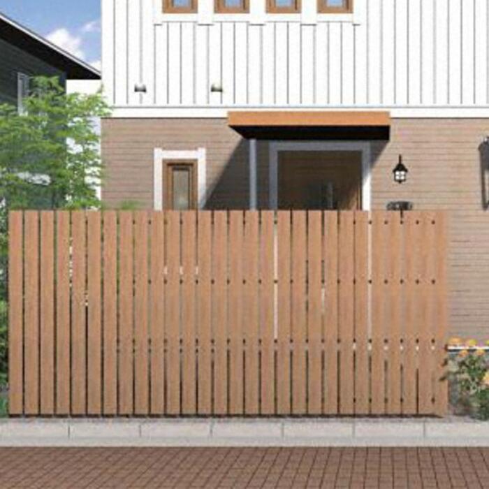 【部材込み/本体のみ可】F&F フェンス タテイタスタイル 120サイズ（隙間20mm）高尺タイプ【税込】