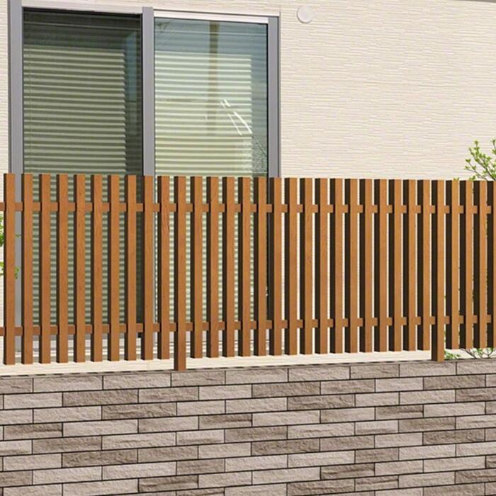 【部材込み/本体のみも可】三協アルミ 縦格子外構フェンス 塀 エルファード両面 M1型 三協立山【税込】