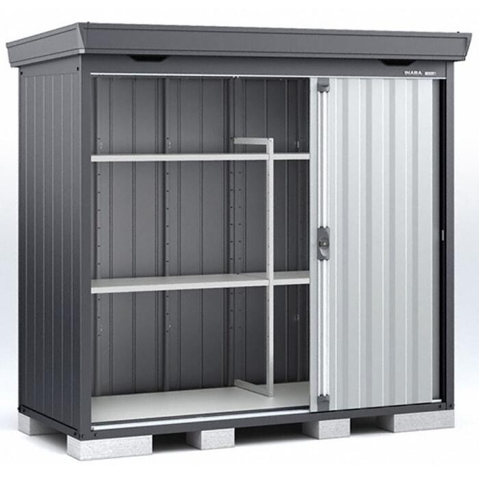 イナバ物置 中型物置 FORTA フォルタ フランネルグレー 豪雪型 2210×950×2085 FS-2209SF 稲葉製作所 イナバ 屋外用 おしゃれ【税込】