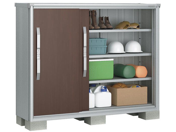 Rakuten - ヨド物置 小型 エスモ 一般型 1650×537×1314 ESF-1605G 屋外用 ガルバリウム鋼板仕様【税込】