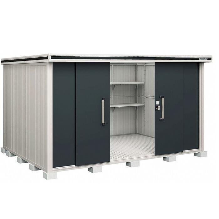 Rakuten - ヨド物置 屋外用 中型/大型物置 エルモ LMDS-3625 積雪型 3620×2570×2116 ガルバリウム鋼板仕様【税込】