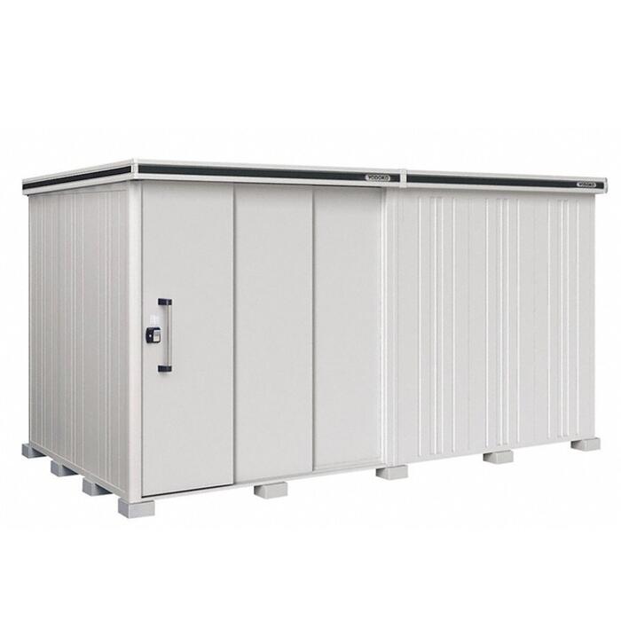 Rakuten - ヨド物置 屋外用 中型/大型物置 エルモ LMDS-4422HL 積雪型 4430×2220×2358 左扉タイプ ガルバリウム鋼板仕様【税込】