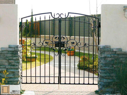 四国化成 ブルーム門扉 10型 片開き ゲート・門扉 玄関 門 おしゃれ【消費税込み】