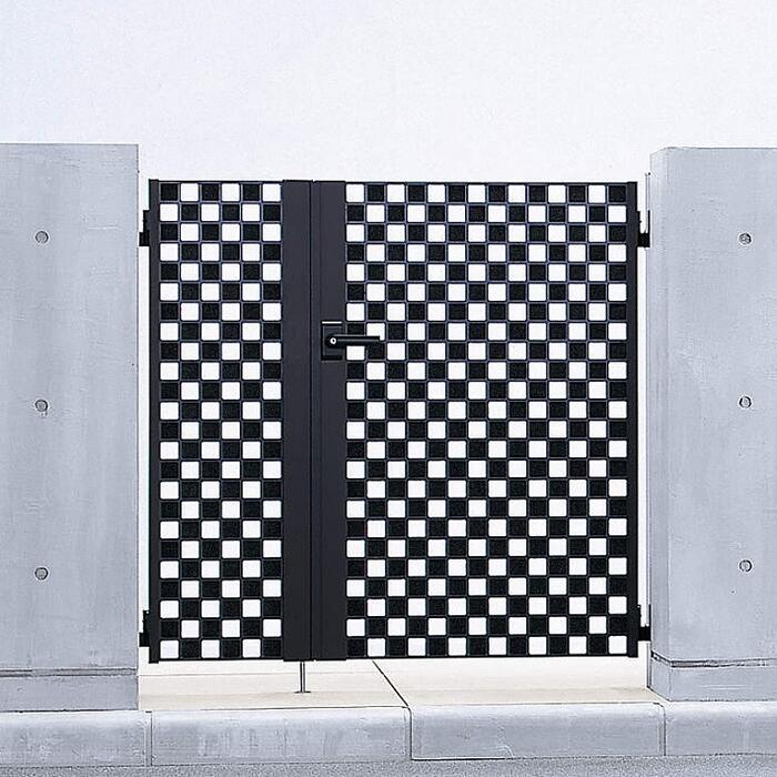 YKKAP YKK シャローネ門扉SC02型 両開き親子 ゲート・門扉 玄関 門 おしゃれ【税込】