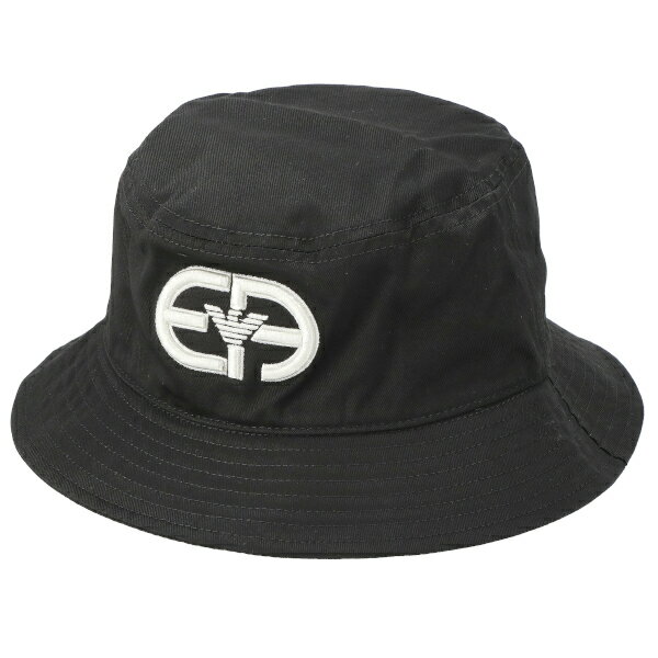 エンポリオアルマーニ EMPORIO ARMANI 帽子 ハット イーグルロゴ メンズ レディース 627867 2R554 00020 ブラック