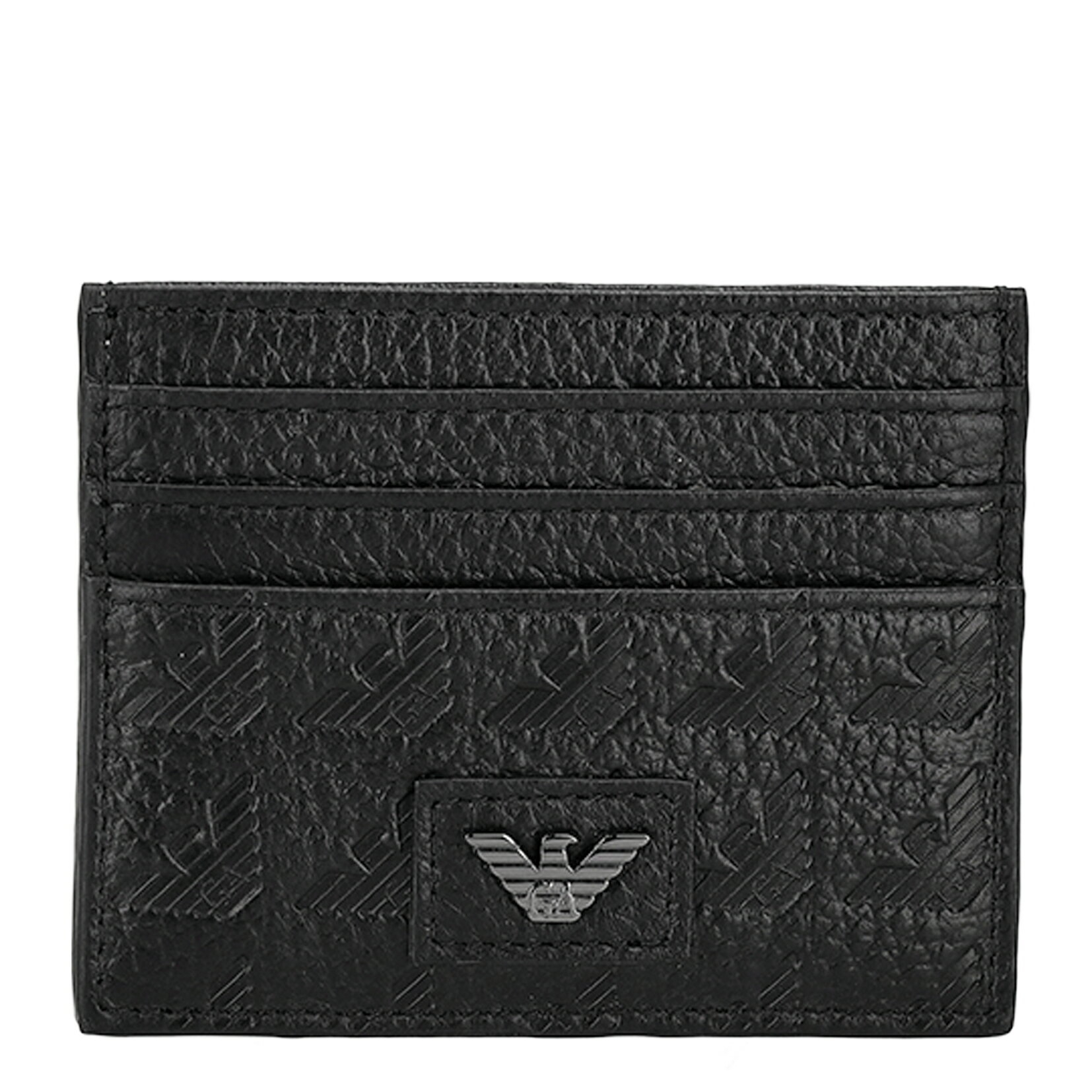 エンポリオアルマーニ カードケース パスケース メンズ レザー EMPORIO ARMANI EM001740-AF14774 UC001 ブラック