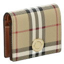 バーバリー BURBERRY 折財布 二つ折り財布 ミニウォレット レディース 8070417 A7026 ヴィンテージチェック プレゼント