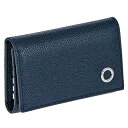 ブルガリ キーケース（メンズ） ブルガリ BVLGARI キーケース メンズ ブルガリ レザー 新品 39318 GRAIN DENIM SAPPHIRE ネイビー プレゼント