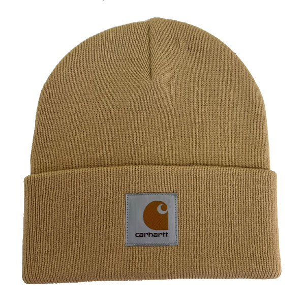 カーハート Carhartt WIP ニット帽 ハット Carhartt 帽子 ロゴ メンズ レディース SHORT WATCH HAT I017326 07E Dusty H Brown ブラウン