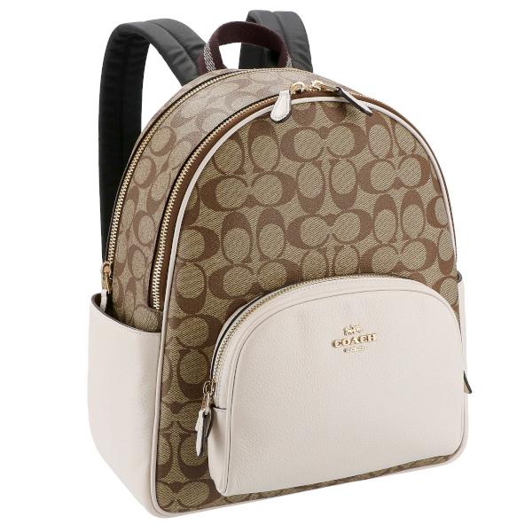 COACH コーチバックパック NE2221-5671 ホワイト/ブラウン 楽天市場】リュック 通学(ブランドコーチ)(バックパック