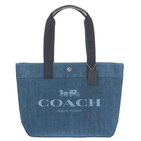 コーチ トート バッグ（レディース） コーチ COACH トートバッグ デニムトート 手提げトート 通勤 通学 ロゴ レディースバッグ 67415 SV/DE デニムブルー