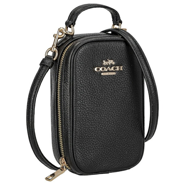 コーチ COACH ショルダーバッグ スマホショルダーバッグ エヴァ フォーン レザー レディースバッグ CB854 IMBLK ブラック