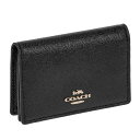 コーチ カードケース 名刺入れ メンズ レディース レザー COACH 87731 IMBLK ブラック プレゼント
