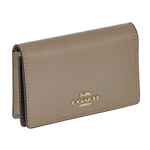コーチ カードケース 名刺入れ レディース レザー COACH 87731 IMTAU トープ ベージュ プレゼント コーチ カードケース 名刺入れ レディース レザー COACH 87731 IMTAU トープ ベージュ プレゼント