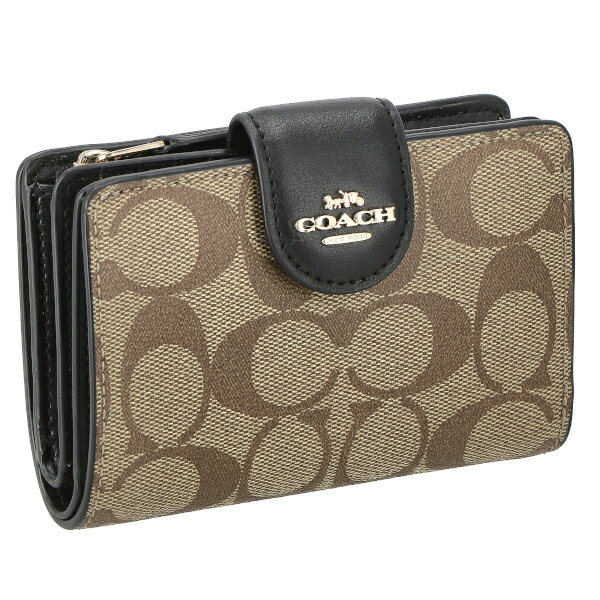 コーチ 折財布 二つ折り財布 レディース メンズ 定期入れ シグネチャー COACH C0082 I