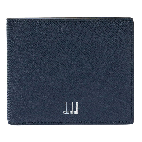 ダンヒル dunhill 折財布 二つ折り財布 メンズ財布 カドガン CADOGAN 18F2320CA410 ネイビー プレゼント