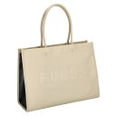 フルラ トートバッグ ロゴ レディース 通勤 通学 レザー FURLA WB01106 BX2560 2811S ベージュ