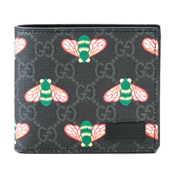 グッチ 財布（メンズ） グッチ GUCCI 折財布 二つ折り財布 新品 メンズ財布 BESTIARY ベスティアリー GGスプリーム 451266 UIEAN 1058 プレゼント