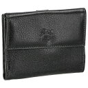 イルビゾンテ 折財布 二つ折り財布 ミニ財布 メンズ レディース レザー IL BISONTE SMW044 PV0005 BK128 ブラック プレゼント(4)