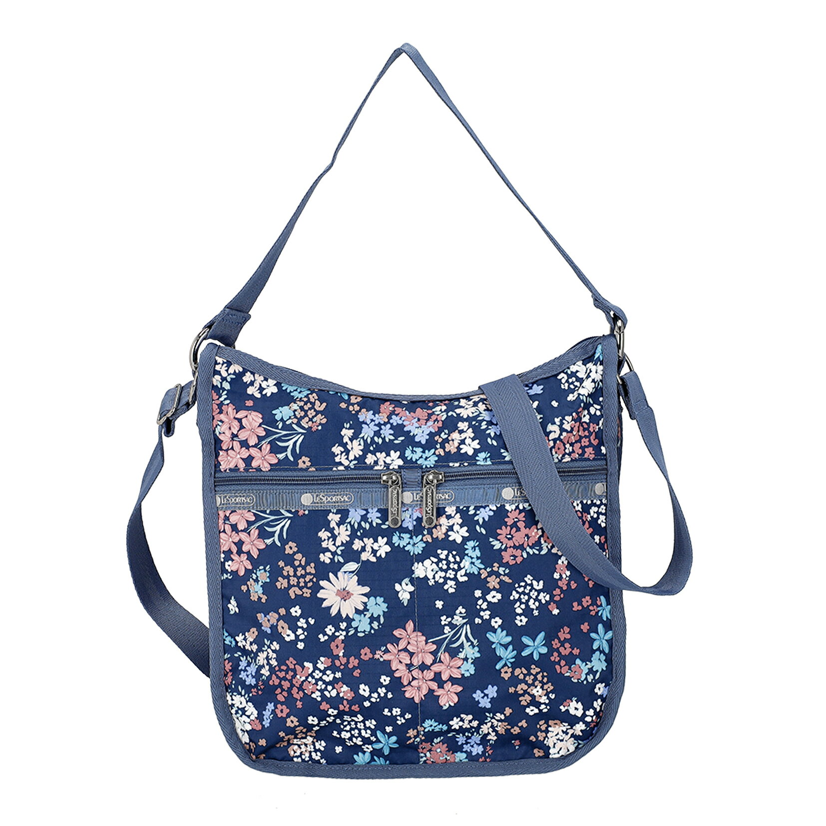 Rakuten - レスポートサック LeSportsac 2WAY ショルダーバッグ ELIZE HOBO 2764 E718 ブルー系 花柄