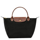 V LONGCHAMP nhobO g[gobO fB[X ܂肽 iC  vA[W S 1621 089 001 ubN