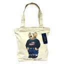 ラルフローレン ポロ ラルフローレン POLO RALPH LAUREN トートバッグ ベアトート コットン RLAN POLO BEAR TOTE レディース 9AR021 NATURAL