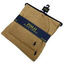 ポロ ラルフローレン POLO RALPH LAUREN マフラー ニット帽 ギフトセット レディース メンズ PC0835 260 TEAK キャメルブラウン...