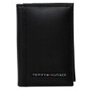 トミーヒルフィガー トミーヒルフィガー TOMMY HILFIGER カードケース 名刺入れ メンズ レディース ロゴ 31TL20X026 001 ブラック プレゼント