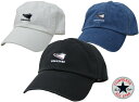 コンバース★シューズロゴコットンローキャップ（ Low cap　6方キャップ）誕生日プレゼント ギフト プレゼント 贈り物 present ラッピング