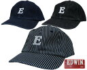 エドウイン 【店内全品ポイント10倍★4/26まで】【EDWIN◇正規品】デニムローキャップ（Low cap）【あす楽対応】【楽ギフ_包装】誕生日プレゼント ギフト プレゼント 贈り物 present ラッピング