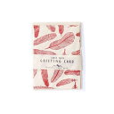 グリーティングカード フェザー/レッド ◆ゆうパケット対応◆ ことり 小鳥 雑貨 グッズ ステーショナリー 文房具 文具 お手紙 メモカード メッセージカード ...