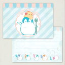 メモ帳 アイスクリーム屋さん ◆ゆうパケット対応◆ ペンギン ことり 小鳥 雑貨 グッズ 80枚入り 上質紙 ヨコ 横長 角型 イラスト かわいい おしゃれ な...