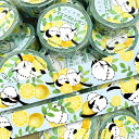 マスキングテープ シマエナガとレモン ◆ゆうパケット対応◆ ことり 小鳥 雑貨 グッズ 15mm幅 和紙 イラスト マステ 貼ってはがせる シール 手帳デコ ラ...